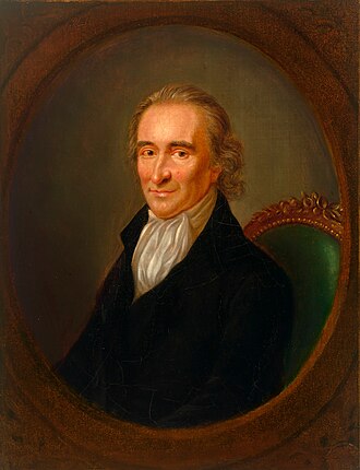 Portrait of Thomas Paine by Laurent Dabos